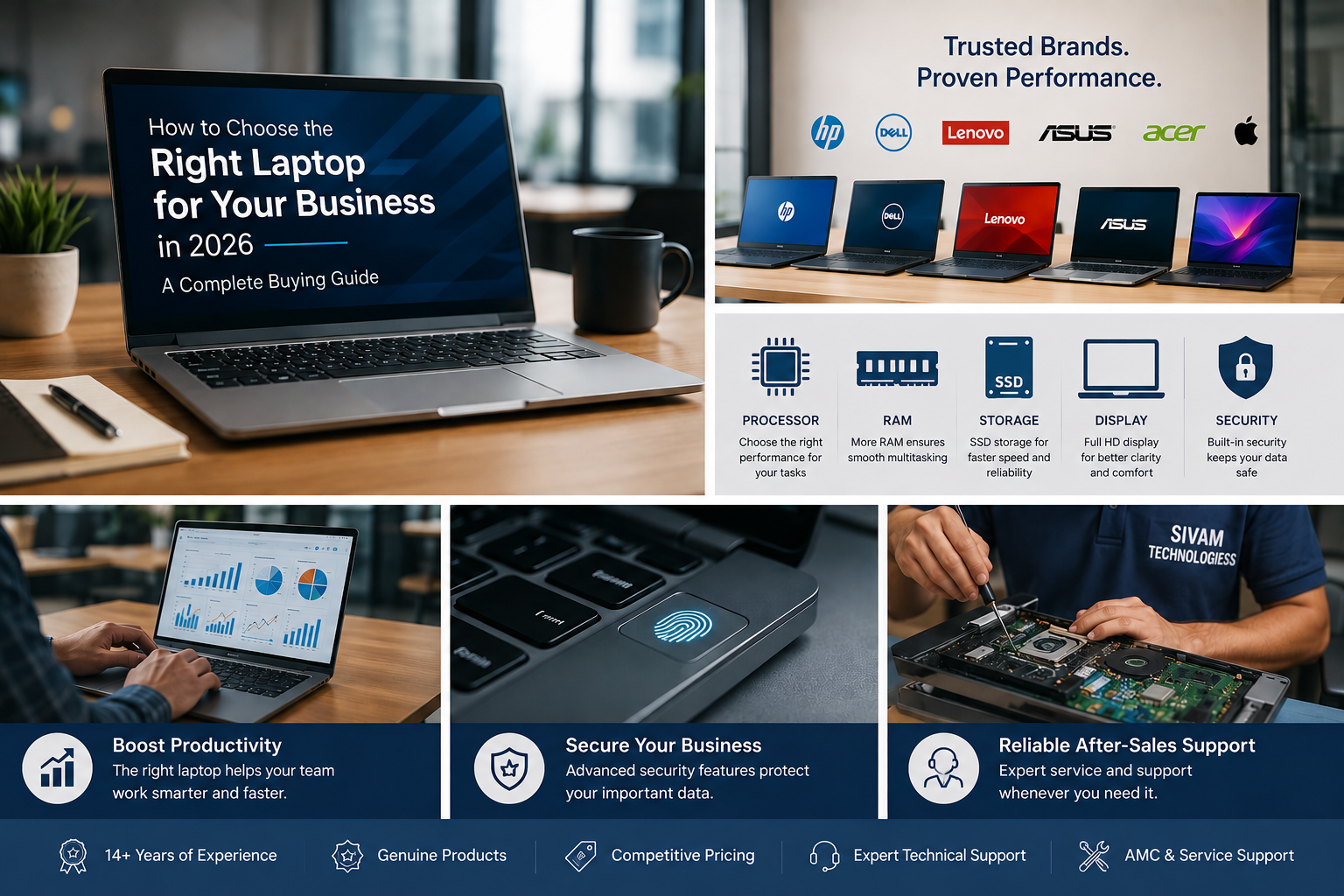 How to Choose the Right Laptop for Your Business in 2026 – A Complete Buying Guide